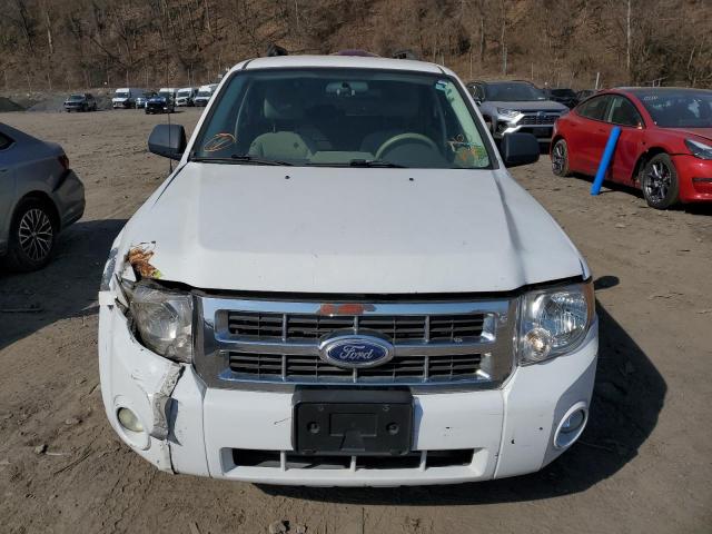 1FMCU49H98KE45723 - 2008 FORD ESCAPE HEV WHITE photo 5