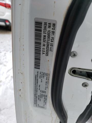 1C6RR7LG0NS203925 - 2022 RAM 1500 CLASS SLT თეთრი ფოტო 12