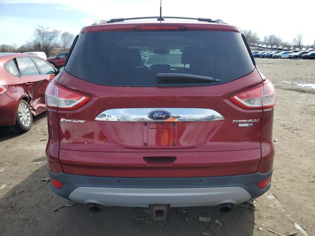 1FMCU9J94EUC17145 - 2014 FORD ESCAPE TITANIUM RED photo 6