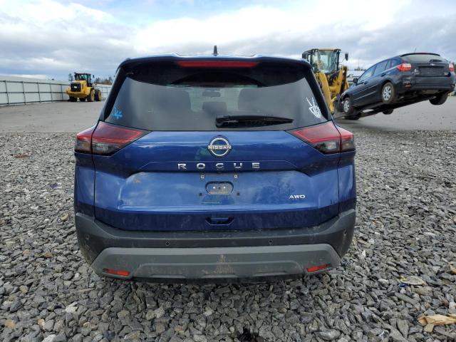 5N1BT3AB3PC762504 - 2023 NISSAN ROGUE S BLUE photo 6