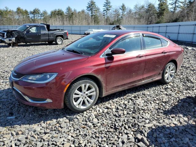 1C3CCCABXFN731346 - 2015 CHRYSLER 200 LIMITED RED photo 1