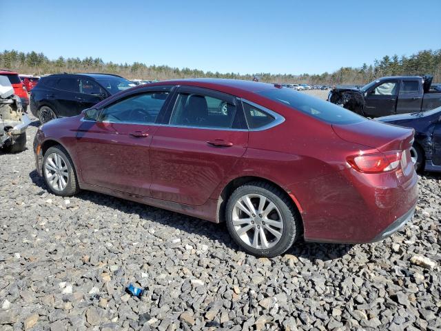 1C3CCCABXFN731346 - 2015 CHRYSLER 200 LIMITED RED photo 2