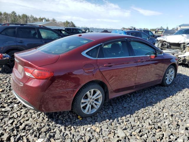 1C3CCCABXFN731346 - 2015 CHRYSLER 200 LIMITED RED photo 3