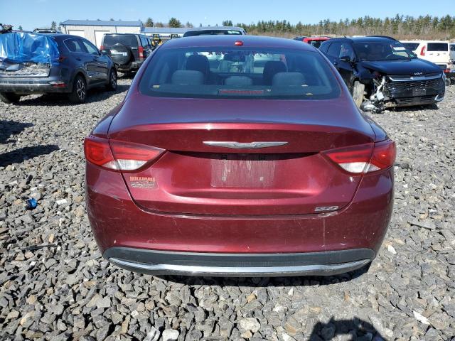 1C3CCCABXFN731346 - 2015 CHRYSLER 200 LIMITED RED photo 6