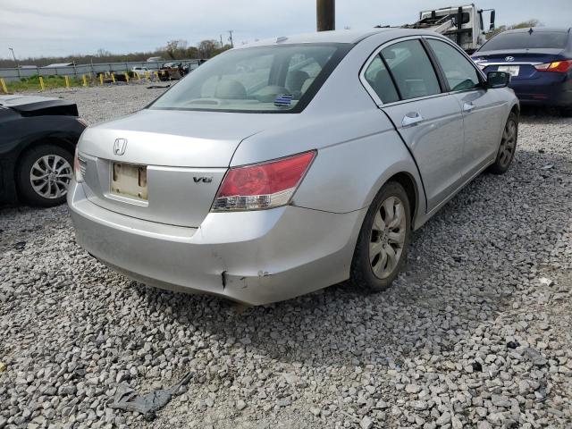 1HGCP36809A051286 - 2009 HONDA ACCORD EXL SILVER photo 3