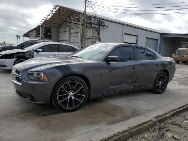 2C3CDXCTXEH322054 - 2014 DODGE CHARGER R/T GRAY photo 1