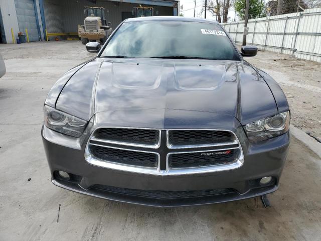 2C3CDXCTXEH322054 - 2014 DODGE CHARGER R/T GRAY photo 5