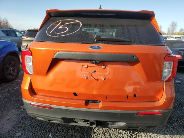 1FM5K8AW1MNA20649 - 2021 FORD EXPLORER POLICE INTERCEPTOR ذو لونين صورة 6