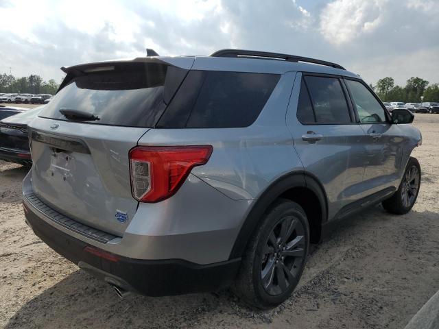 1FMSK7DH8NGB83539 - 2022 FORD EXPLORER XLT SILVER photo 3