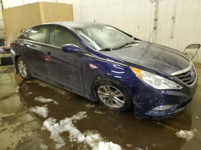 5NPEB4AC6DH656504 - 2013 HYUNDAI SONATA GLS BLUE photo 4