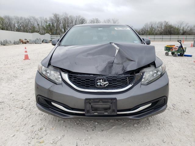 2HGFB2F54DH515606 - 2013 HONDA CIVIC LX CHARCOAL photo 5