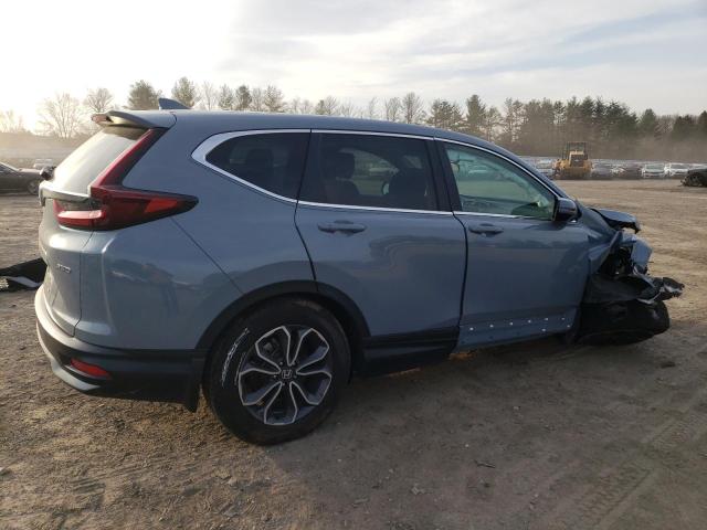 5J6RW2H5XLL013580 - 2020 HONDA CR-V EX GRAY photo 3