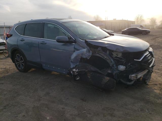 5J6RW2H5XLL013580 - 2020 HONDA CR-V EX GRAY photo 4