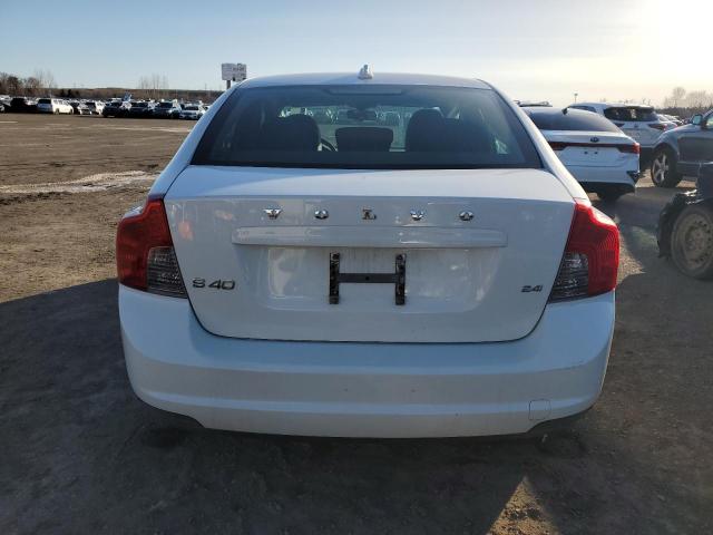 YV1382MS9A2485431 - 2010 VOLVO S40 2.4I WHITE photo 6