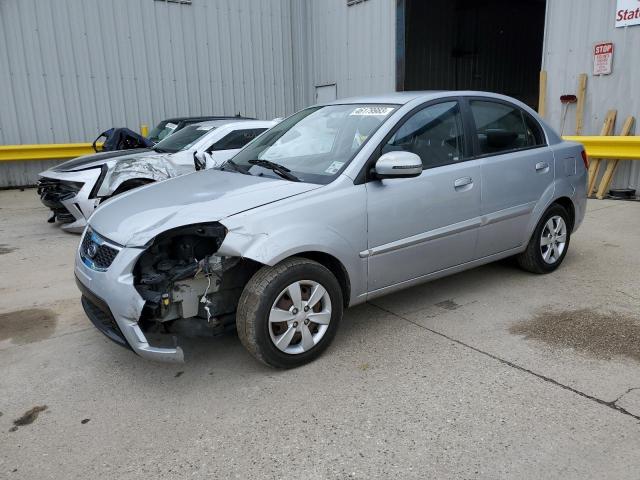 KNADH4A37B6869363 - 2011 KIA RIO BASE SILVER photo 1