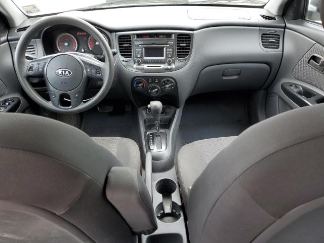 KNADH4A37B6869363 - 2011 KIA RIO BASE SILVER photo 8