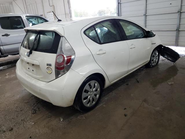 JTDKDTB37D1553203 - 2013 TOYOTA PRIUS C WHITE photo 3