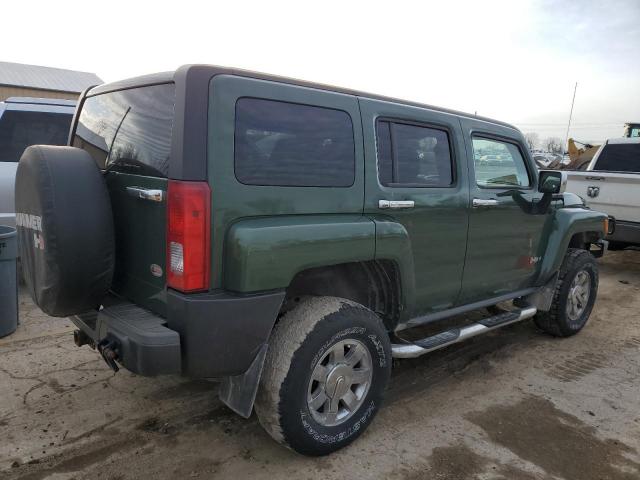 5GTDN136968128636 - 2006 HUMMER H3 GREEN photo 3