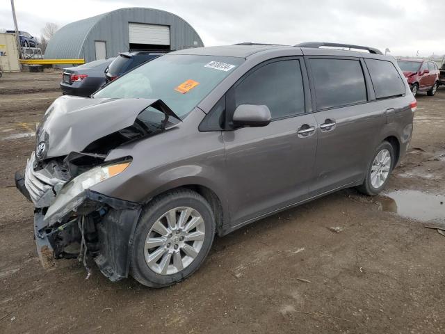 5TDYK3DCXBS050116 - 2011 TOYOTA SIENNA XLE GRAY photo 1