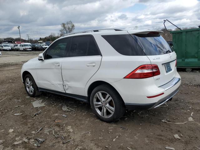 4JGDA5HB7EA357917 - 2014 MERCEDES-BENZ ML 350 4MATIC WHITE photo 2