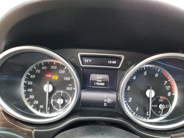 4JGDA5HB7EA357917 - 2014 MERCEDES-BENZ ML 350 4MATIC WHITE photo 9