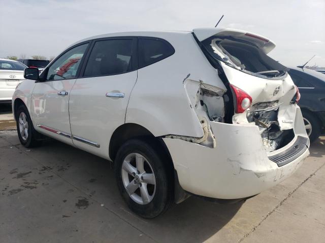 JN8AS5MT0DW549138 - 2013 NISSAN ROGUE S WHITE photo 2