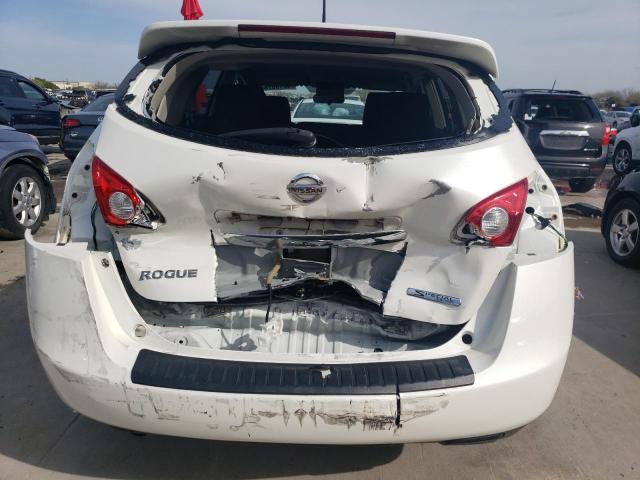 JN8AS5MT0DW549138 - 2013 NISSAN ROGUE S WHITE photo 6