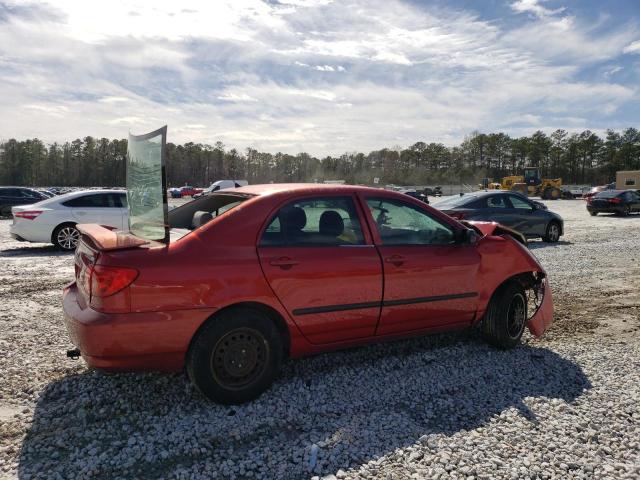 JTDBR32E870116307 - 2007 TOYOTA COROLLA CE RED photo 3