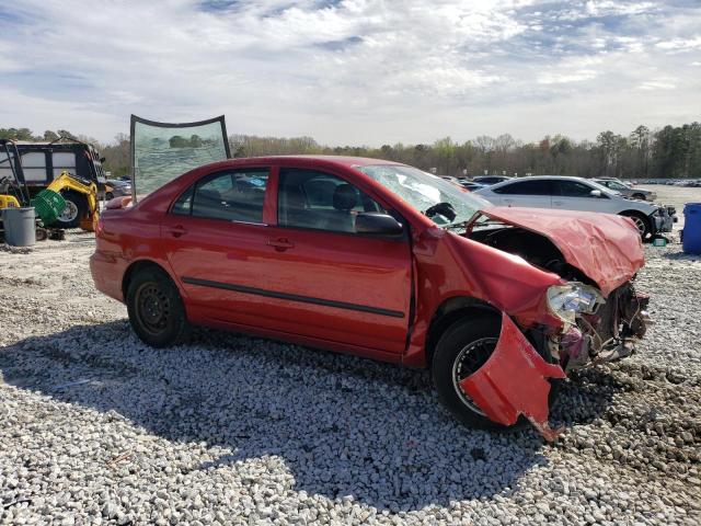 JTDBR32E870116307 - 2007 TOYOTA COROLLA CE RED photo 4