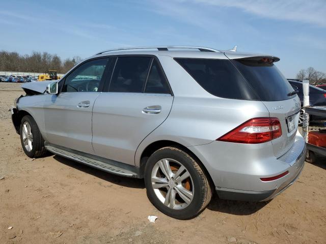 4JGDA5HB9DA116116 - 2013 MERCEDES-BENZ ML 350 4MATIC SILVER photo 2