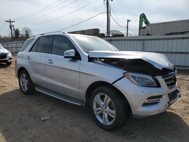 4JGDA5HB9DA116116 - 2013 MERCEDES-BENZ ML 350 4MATIC SILVER photo 4