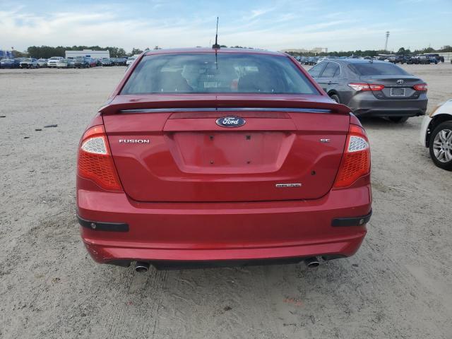 3FAHP0HG2CR324755 - 2012 FORD FUSION SE BURGUNDY photo 6