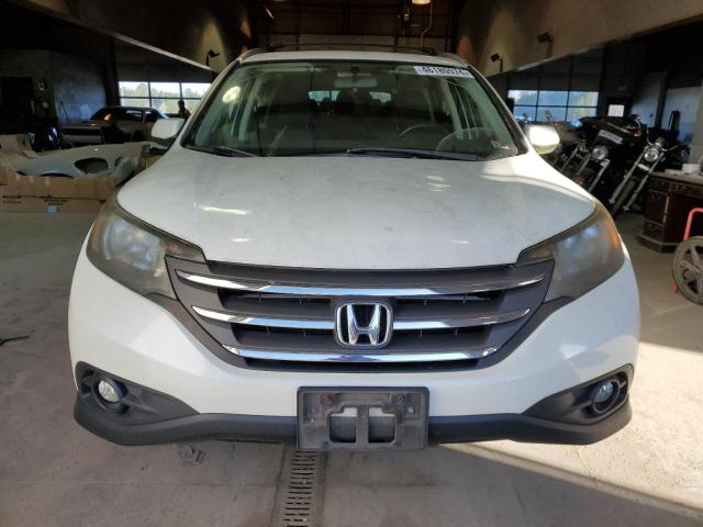 5J6RM4H73EL063971 - 2014 HONDA CR-V EXL WHITE photo 5