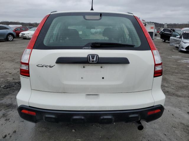 JHLRE48368C037498 - 2008 HONDA CR-V LX WHITE photo 6