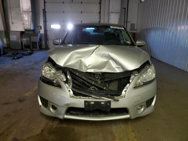 3N1AB7AP2FY357975 - 2015 NISSAN SENTRA S SILVER photo 5