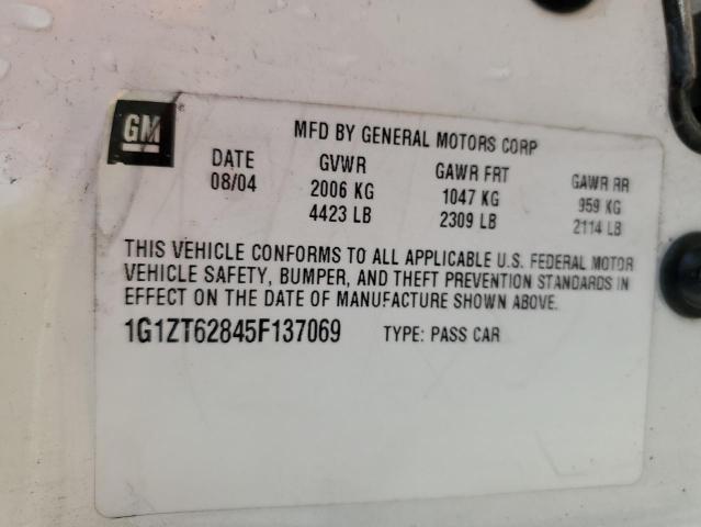 1G1ZT62845F137069 - 2005 CHEVROLET MALIBU MAXX LS 白色 照片 12