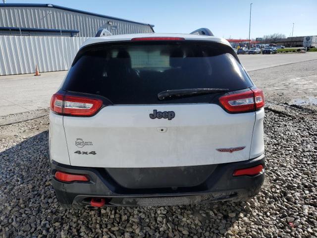 1C4PJMBX0JD619737 - 2018 JEEP CHEROKEE TRAILHAWK WHITE photo 6