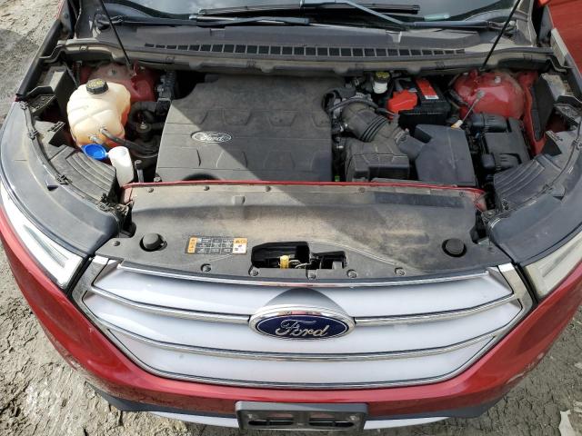 2FMTK3J8XFBB95217 - 2015 FORD EDGE SEL RED photo 12