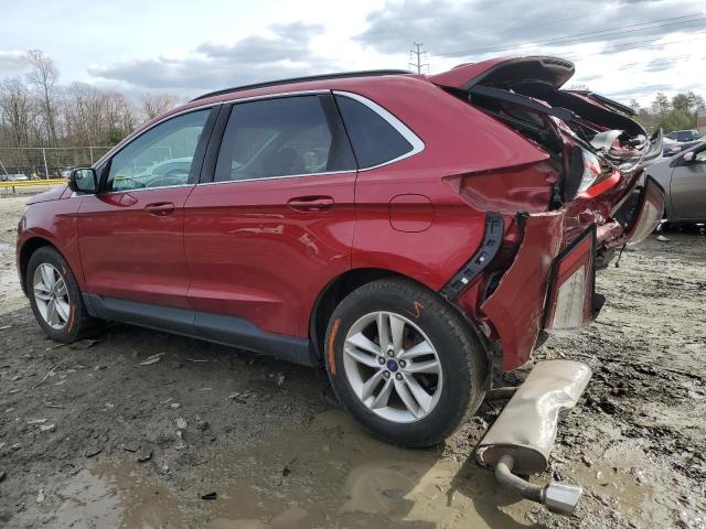 2FMTK3J8XFBB95217 - 2015 FORD EDGE SEL RED photo 2