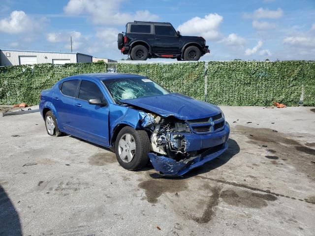 1B3LC46K68N161358 - 2008 DODGE AVENGER SE BLUE photo 4