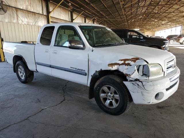 5TBRT34135S466702 - 2005 TOYOTA TUNDRA ACCESS CAB SR5 WHITE photo 4