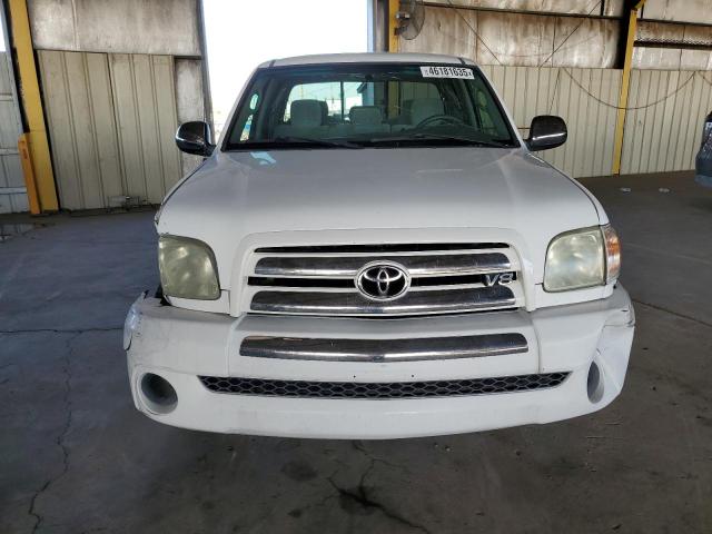 5TBRT34135S466702 - 2005 TOYOTA TUNDRA ACCESS CAB SR5 WHITE photo 5