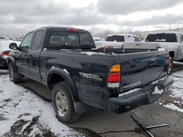 5TBBT48102S257480 - 2002 TOYOTA TUNDRA ACCESS CAB LIMITED BLACK photo 2