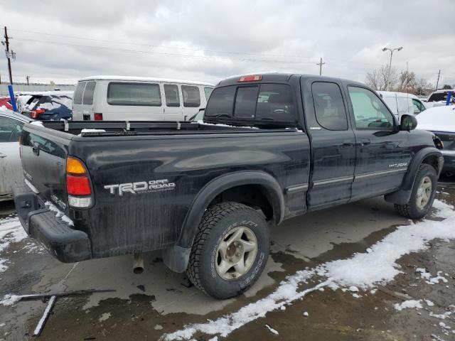 5TBBT48102S257480 - 2002 TOYOTA TUNDRA ACCESS CAB LIMITED BLACK photo 3