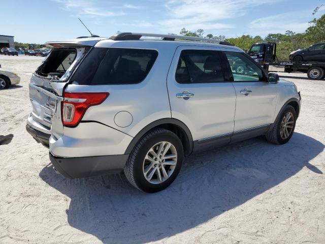 1FM5K7D84FGC02408 - 2015 FORD EXPLORER XLT SILVER photo 3