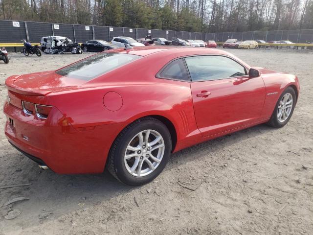 2G1FB1E37D9161964 - 2013 CHEVROLET CAMARO LT RED photo 3