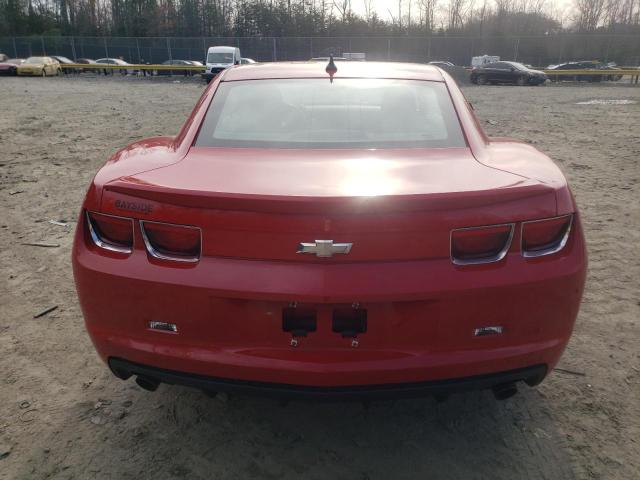 2G1FB1E37D9161964 - 2013 CHEVROLET CAMARO LT RED photo 6