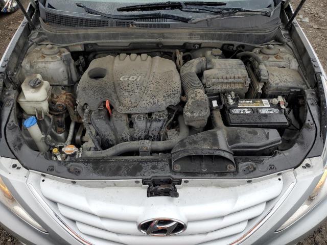 5NPEB4ACXCH314598 - 2012 HYUNDAI SONATA GLS SILVER photo 11