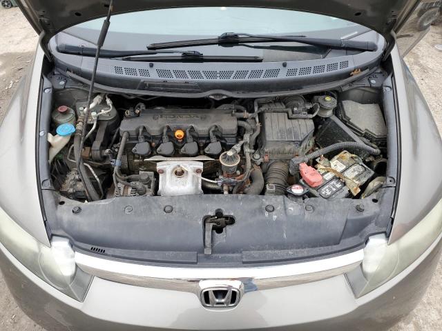 2HGFA165X8H311301 - 2008 HONDA CIVIC LX GRAY photo 11