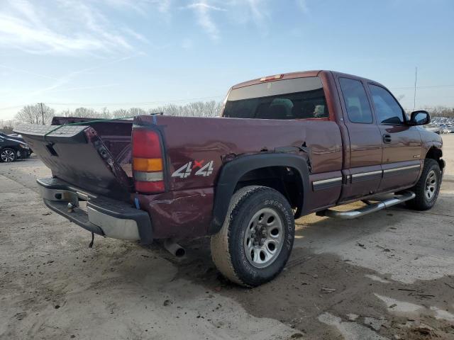 1GCEK19V71E113582 - 2001 CHEVROLET SILVERADO K1500 BURGUNDY photo 3